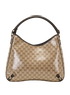 GG Crystal Abbey D Ring Shoulder Bag, &pound;450, Handbags, Beige, Canvas, Back view